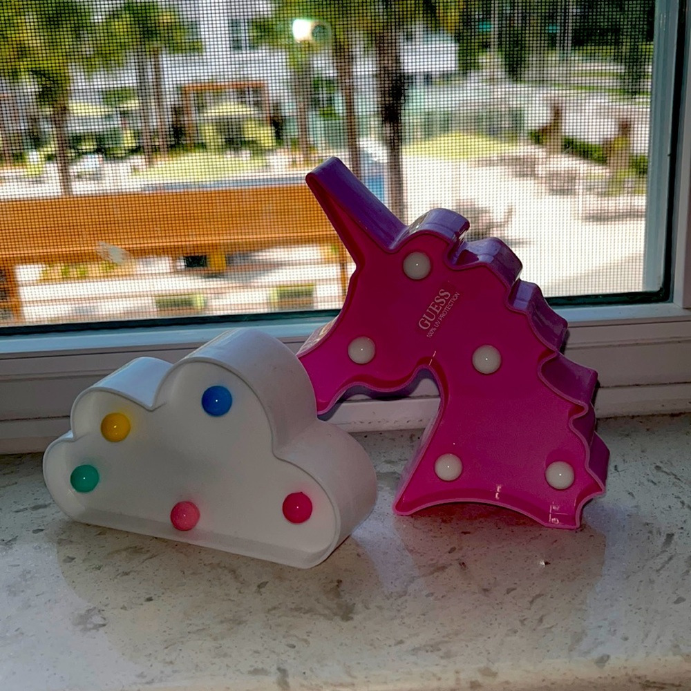 A decor set for a kids bedroom